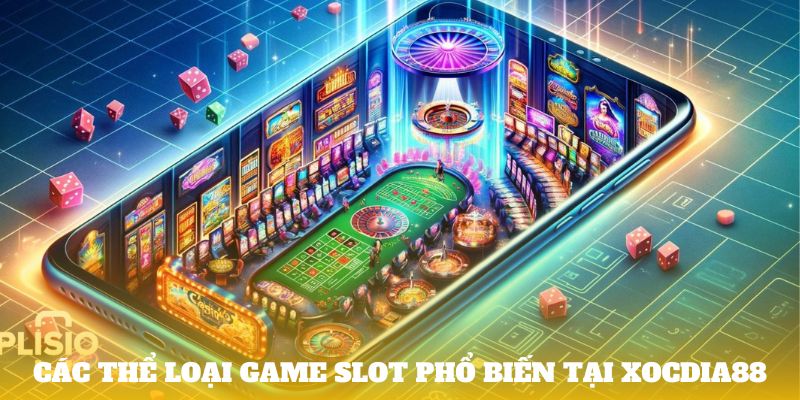 Các thể loại game slot phổ biến tại xocdia88